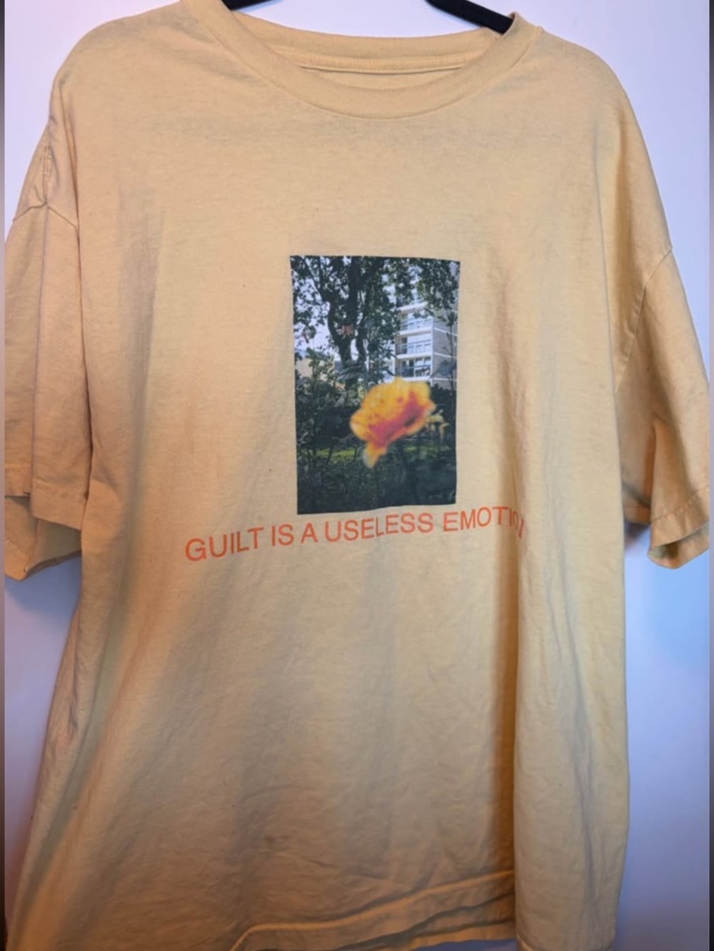 Pleasures x New Order T-Shirt- 'Guilt Is A Useless Emotion'